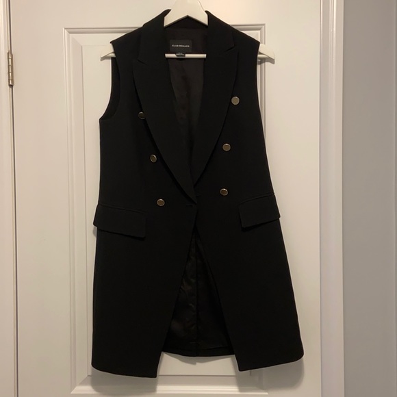 Club Monaco Black Suit Vest - Picture 1 of 4